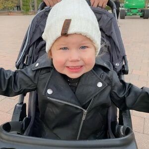 Gap Kids Toddler Faux-Leather Moto Jacket- Never Worn, NWOT, unisex